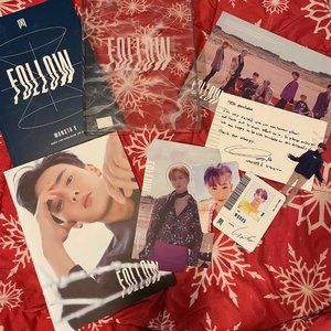 MONSTA X FOLLOW ALBUM W/ WONHO PHOTCARD